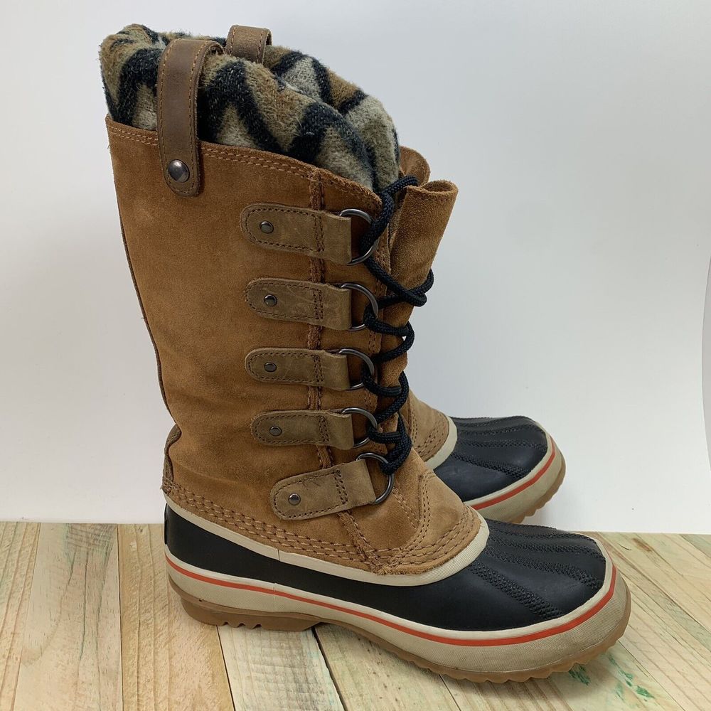 Sorel Joan of Arctic Boots Womens Sz 6 Knit Winter Waterproof Snow NL2142-286 - Picture 12 of 16